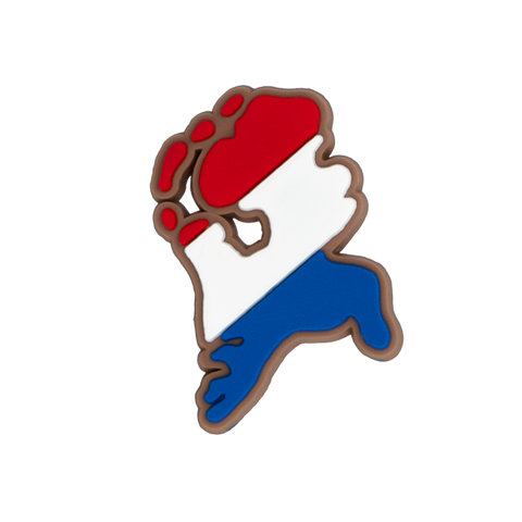Netherlands Map Flag