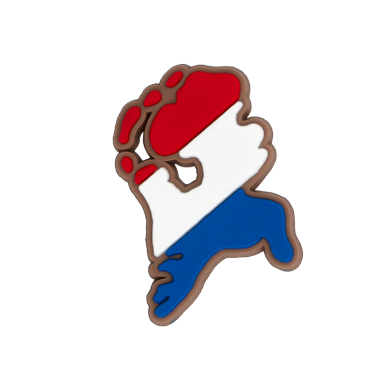 Netherlands Map Flag